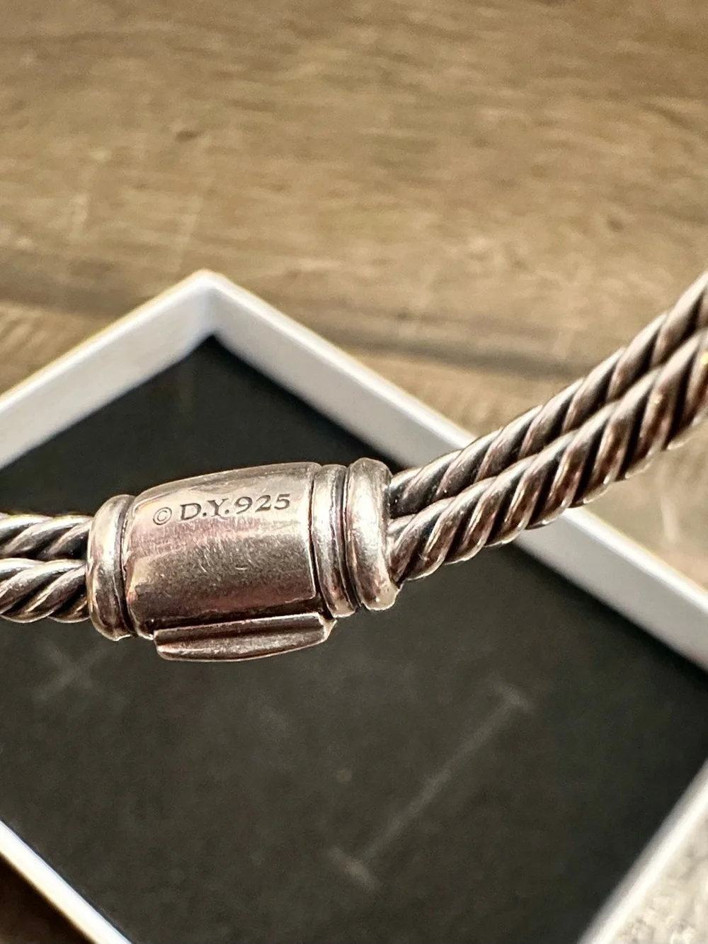David Yurman Labyrinth Bracelet Pink Pavé Sapphire Sterling Silver – Small 6.25”